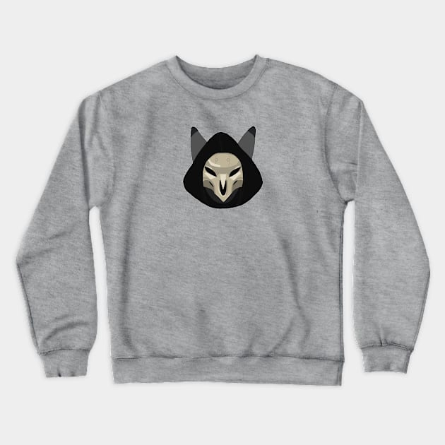 Overwatch Cats Reaper Crewneck Sweatshirt by DebbieMongrel